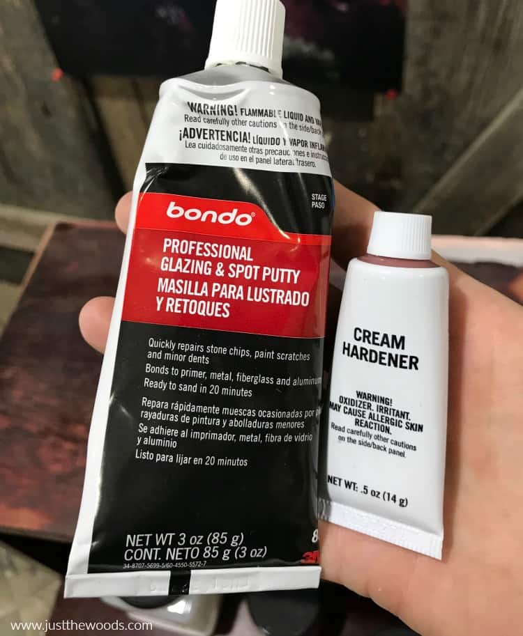 bondo hardener, bondo wood filler, how to use bondo, what is bondo