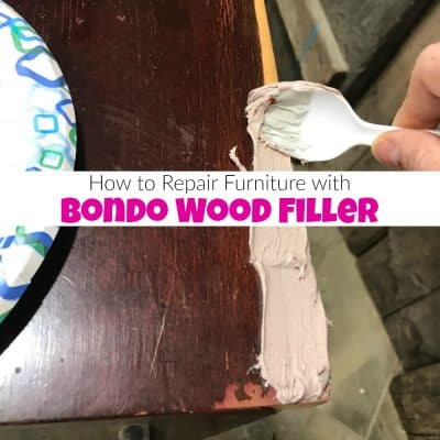 How to Repair Furniture with Bondo Wood Filler