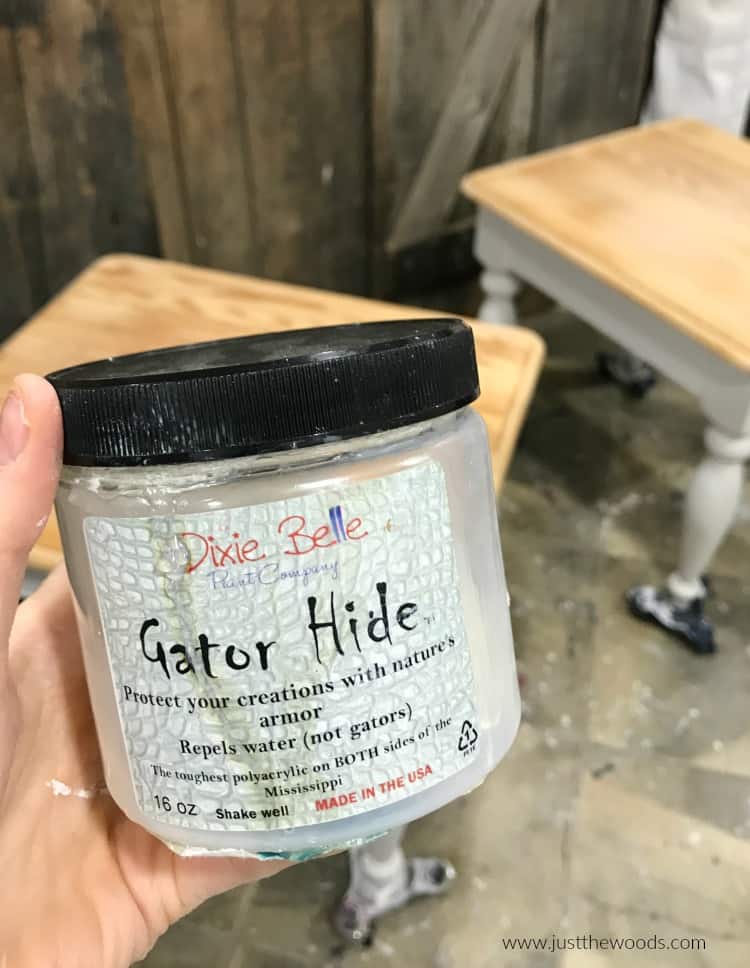 gator hide, waterproof sealer, clear top coat, furniture top coat