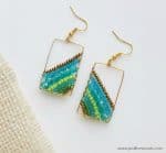 How to Make Beaded Wire Earrings - Easy Tutorial