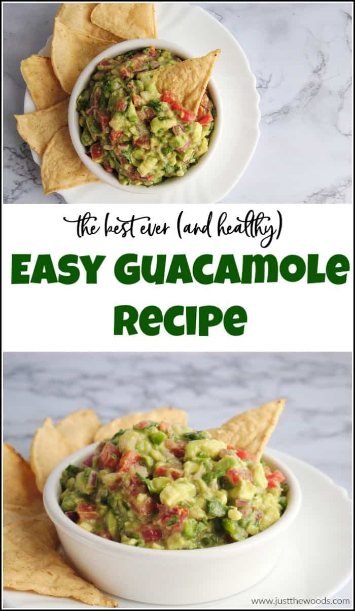 You will love this easy guacamole. This healthy guacamole recipe pairs well with chips, meat or as a side dish. See how to make guacamole for your next meal. #easyguacamole #healthyguacamole #bestguacamolerecipe #guacamolerecipe #guacamoledip