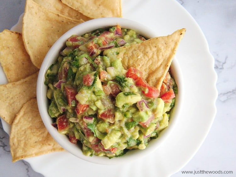 You will love this easy guacamole. This healthy guacamole recipe pairs well with chips, meat or as a side dish. See how to make guacamole for your next meal. #easyguacamole #healthyguacamole #bestguacamolerecipe #guacamolerecipe #guacamoledip