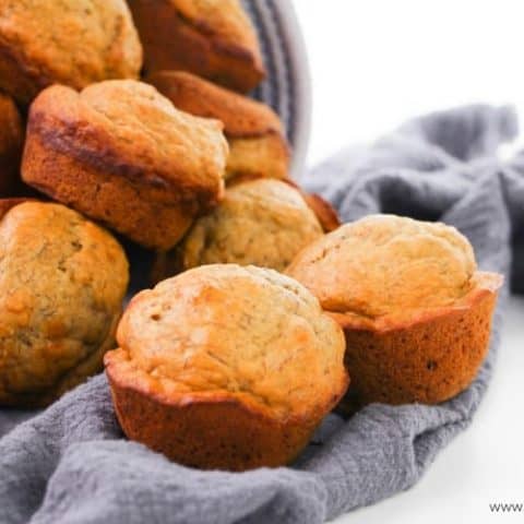 Healthy Banana Muffins Recipe