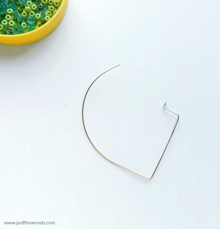 how to make diy earring frames, thin wire earrings