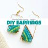 How to Make Beaded Wire Earrings - Easy Tutorial