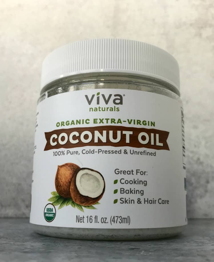 viva coconut oil, unrefined coconut oil, peanut butter protein balls coconut