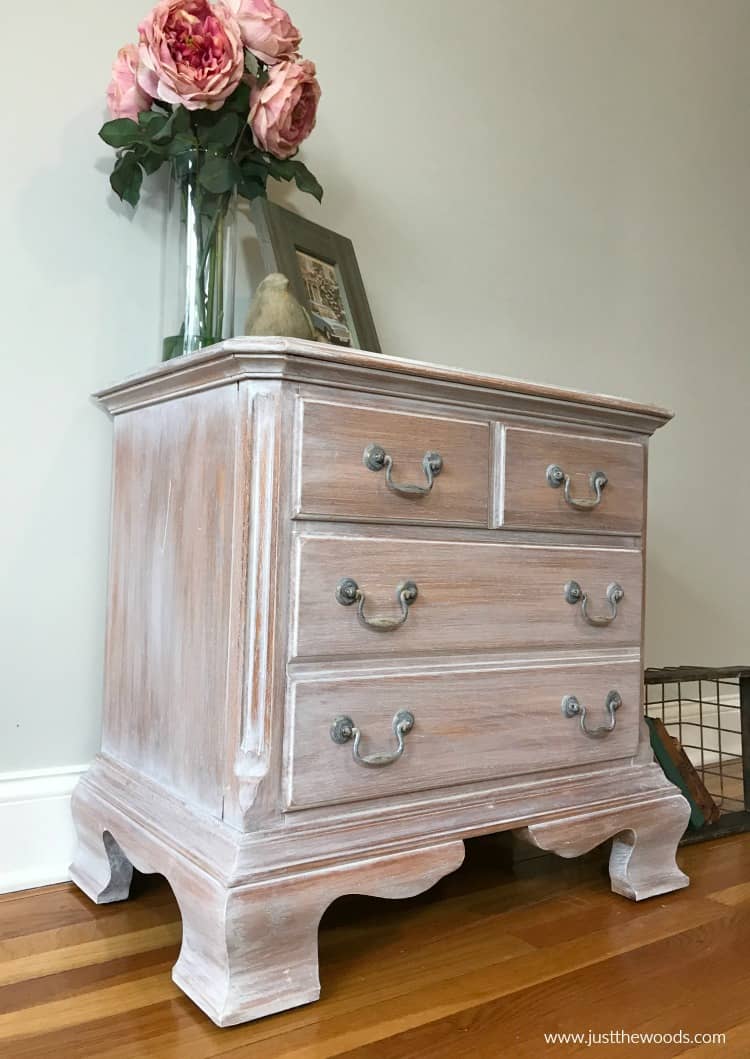 whitewashed table, white stain on wood, how to white stain wood