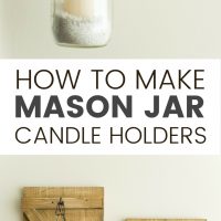Hanging Mason Jar Candle Holders