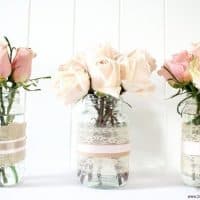 DIY Vases and Votive Candles