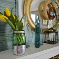 GILDED MASON JARS TUTORIAL