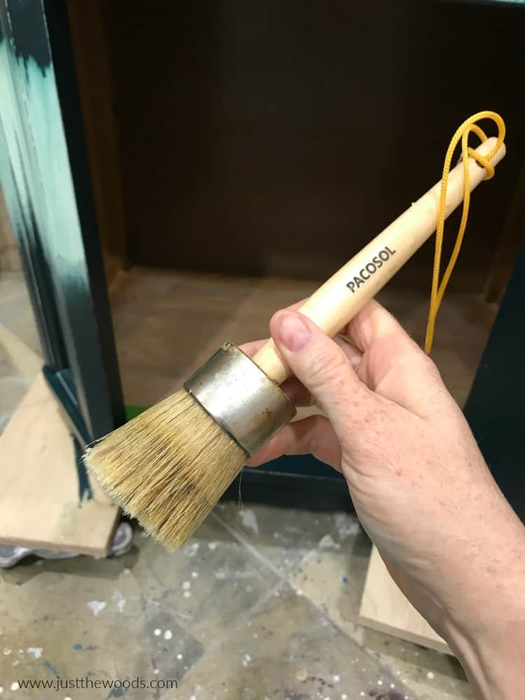 chalk paint wax brush