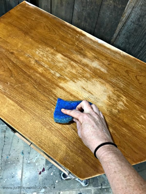 How to Paint Furniture with a Fun Boho Drippy Paint Effect