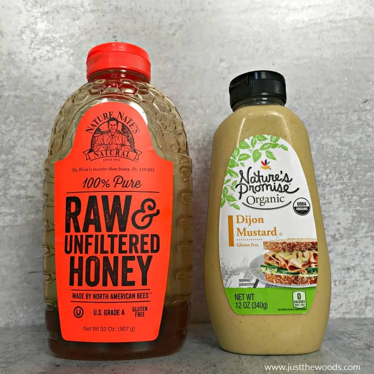 raw unfiltered honey, dijon mustard, how to make honey mustard dressing