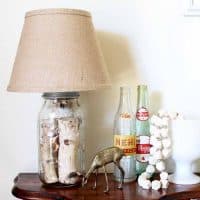 Mason Jar Table Lamp