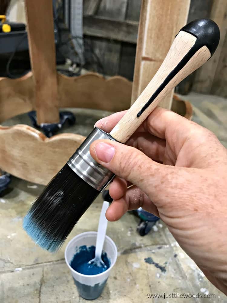 small Cling On brush, mini cling on, paintbrush, chalk paint brush