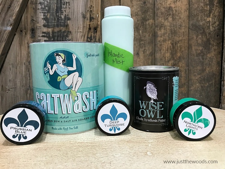 saltwash, wise owl paint, blue chalk paint