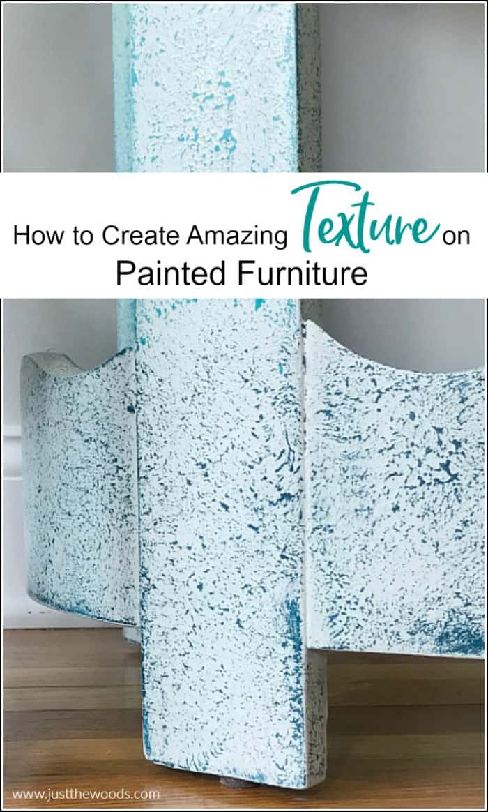 create texture on painted furniture