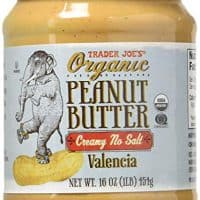 Trader Joe's Creamy No Salt Organic Peanut Butter 16 Oz. 2 Pack