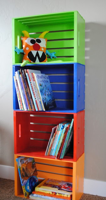 diy toy box bookshelf