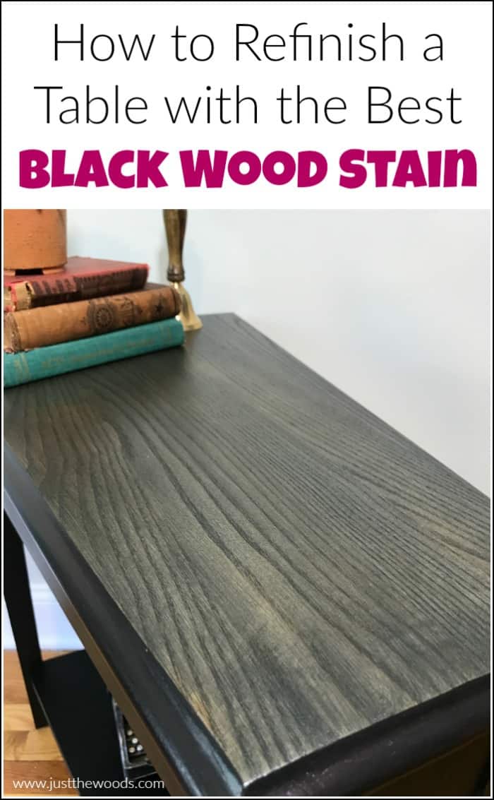 The 3 best black wood stain colors!