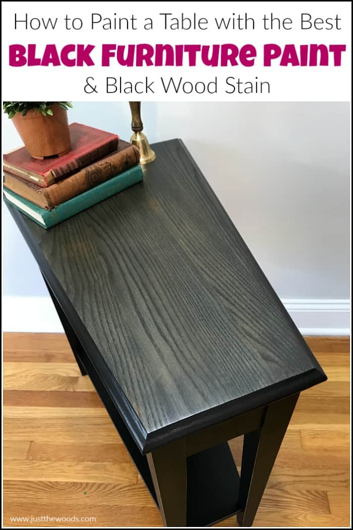 How to Paint a Table with the Best Black Furniture Paint and Stain