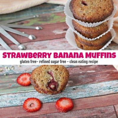 Delicious & Healthy Strawberry Banana Muffins