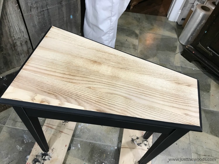 how to apply black wood stain, how to stain a table
