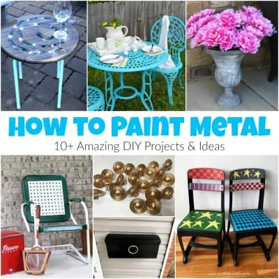 How to Paint Metal – 10+ Amazing DIY Projects & Ideas