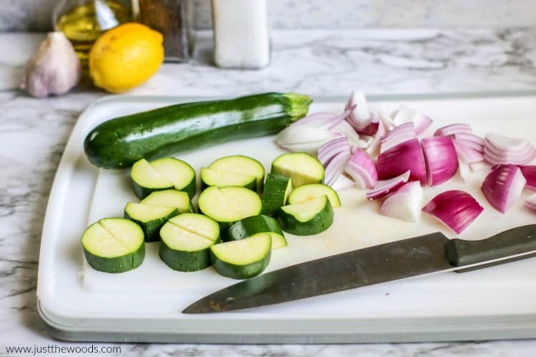 chicken shish kabobs with vegetables