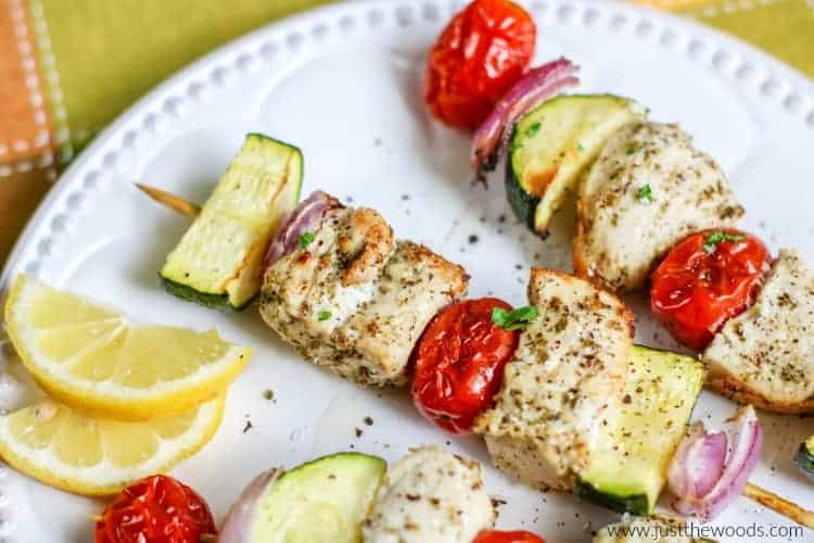 healthy greek Chicken Skewers Recipe