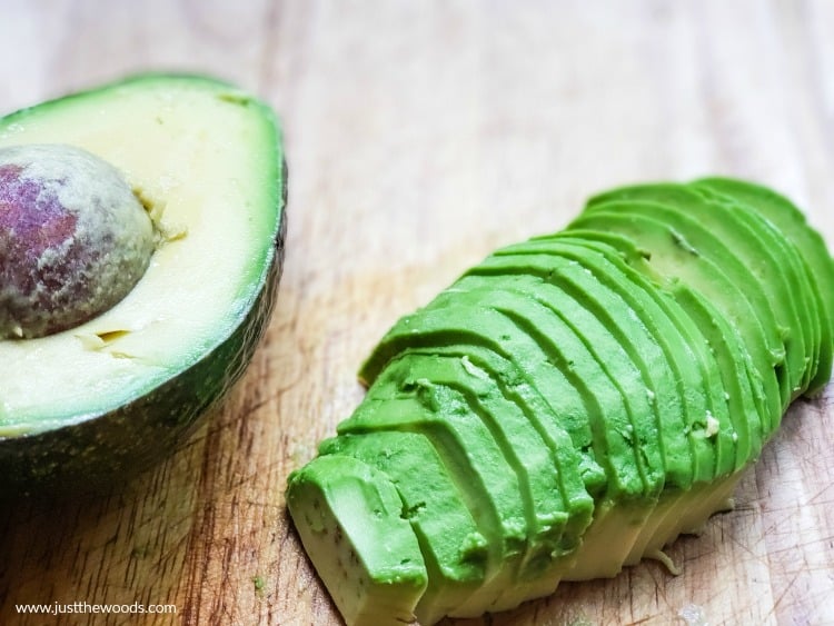 The Best Ever Avocado Chickpea Salad Recipe sliced avocado