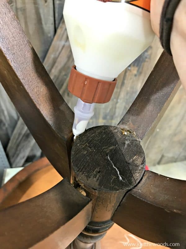 How to Refinish a Table with Metallic Paint and Fabulous Florals