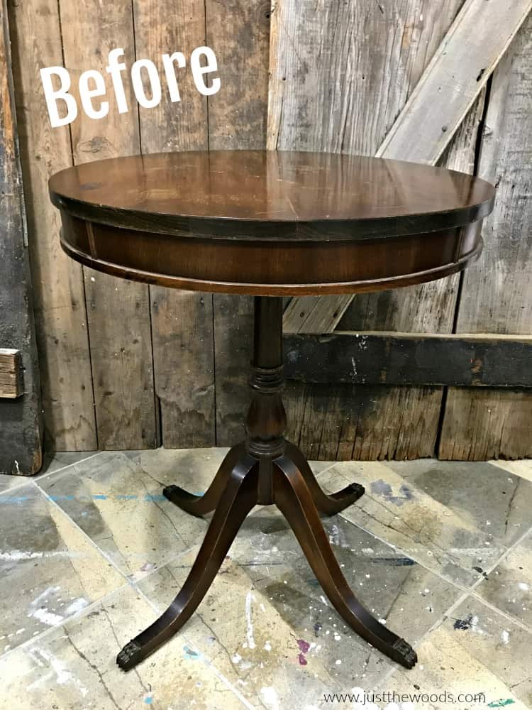 Refinish metal on sale table