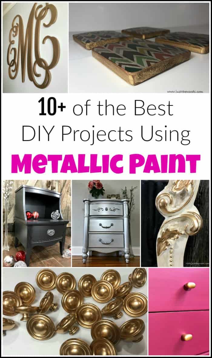 10+ of the Best DIY Projects Using Metallic Paint