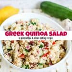 Greek Quinoa Salad for Clean Eating