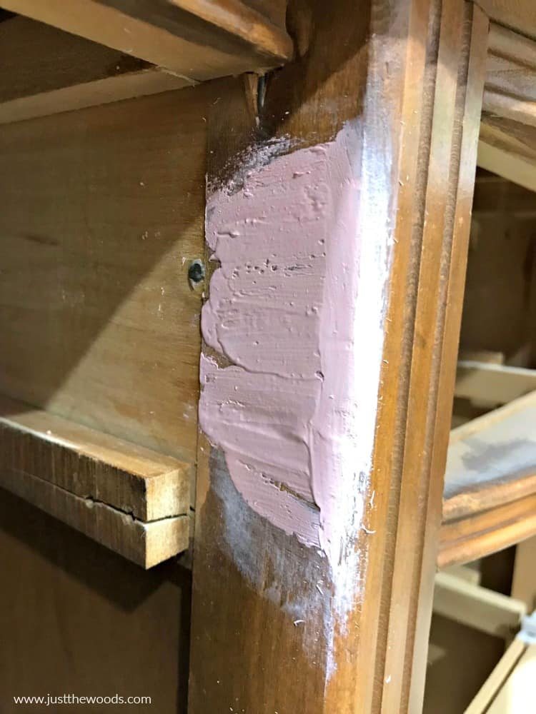 smooth out bondo on wood furniture