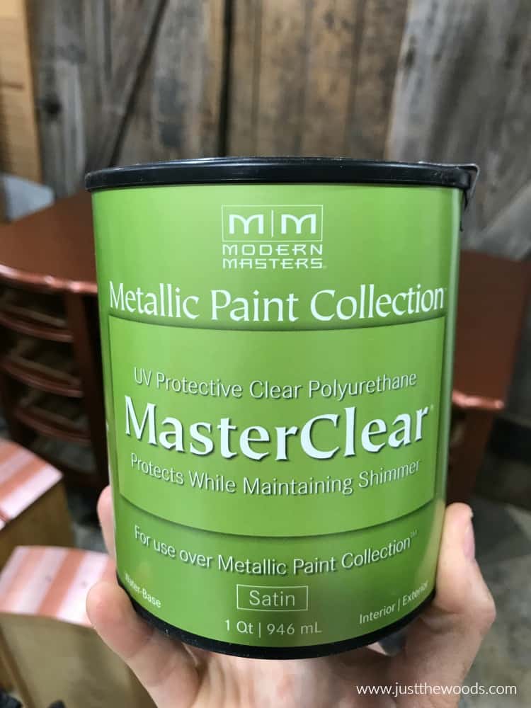 modern masters master clear, master clear, modern masters polyurethane, topcoat for metallic paint