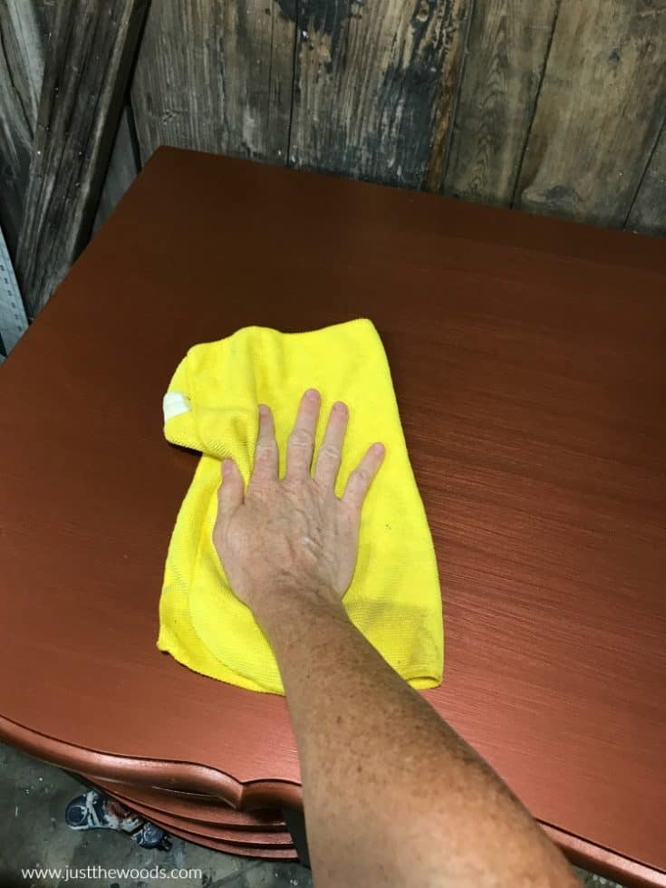 How to Paint Furniture with Modern Masters Metallic Paint