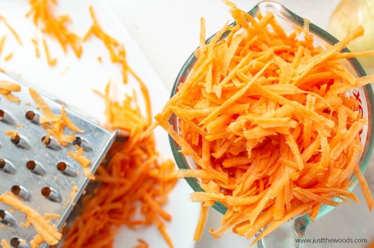 shredded sweet potato hash