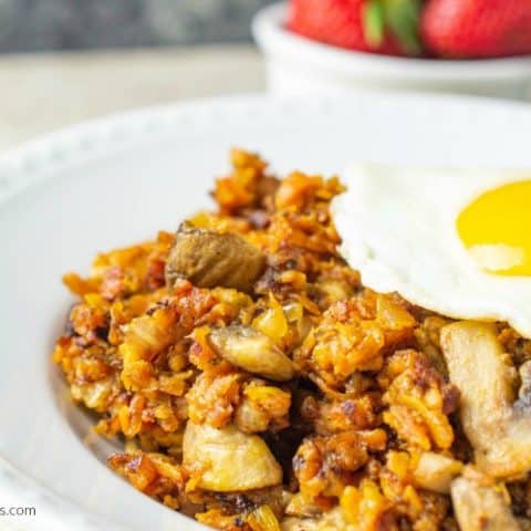 Simply Delicious Sweet Potato Hash Recipe with Mushrooms