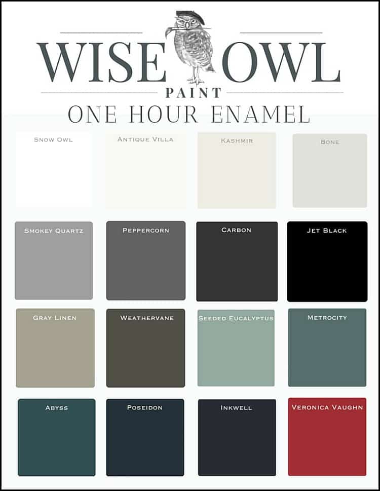 wise owl enamel paint, wise owl paint one hour enamel