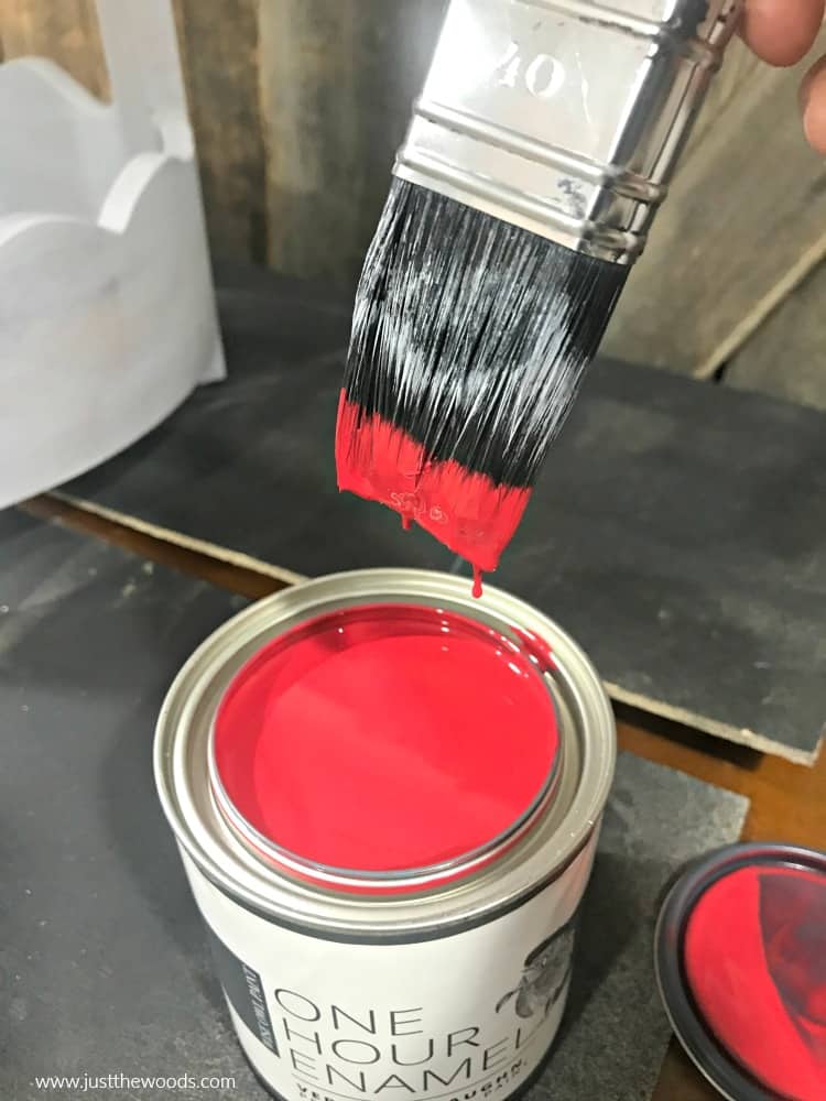 red furniture paint, wise owl paint colors