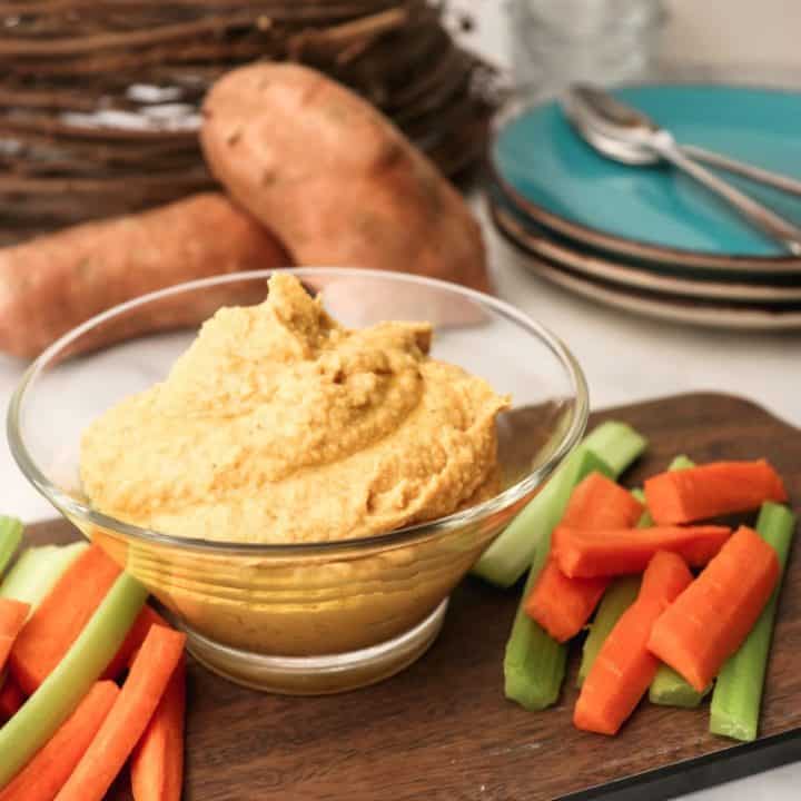 The Best Healthy Sweet Potato Hummus Recipe