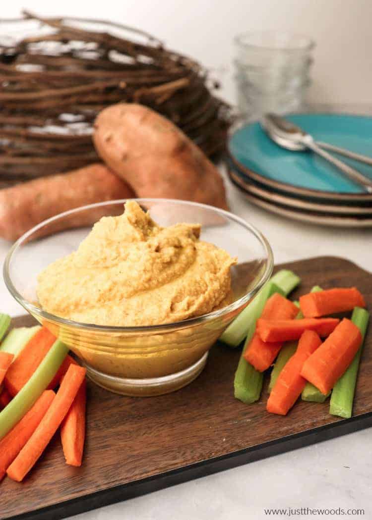 sweet potato and chickpea hummus