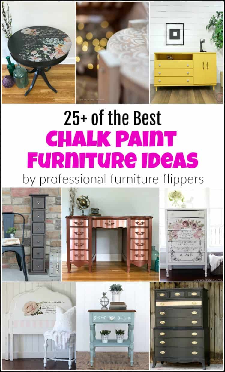 These are some of the best and beautiful chalk paint furniture ideas from amazingly talented DIY bloggers who specialize in painted furniture makeovers. 