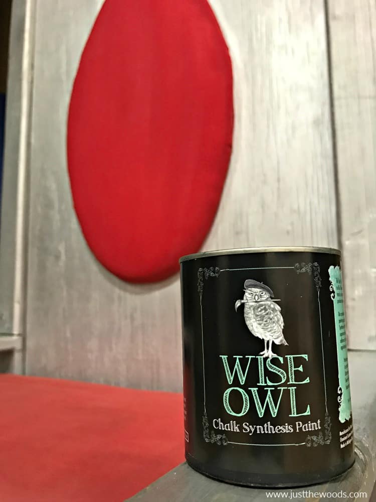 wise owl chalk paint, chalk paint to paint fabric, red fabric paint