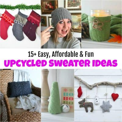 15+ Easy Affordable and Fun Upcycled Sweater Ideas