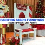 Painting Fabric Furniture – an Upholstered Chair Makeover