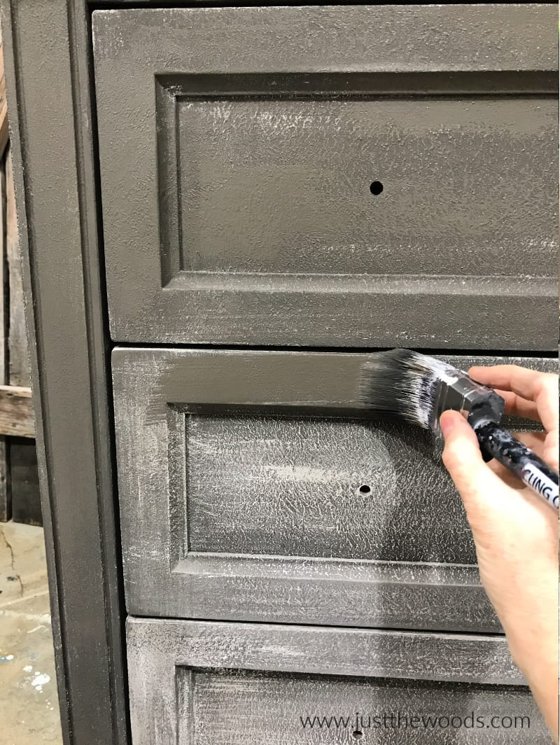 paint dark over light chalk paint, painting wood dresser, diy painted dresser