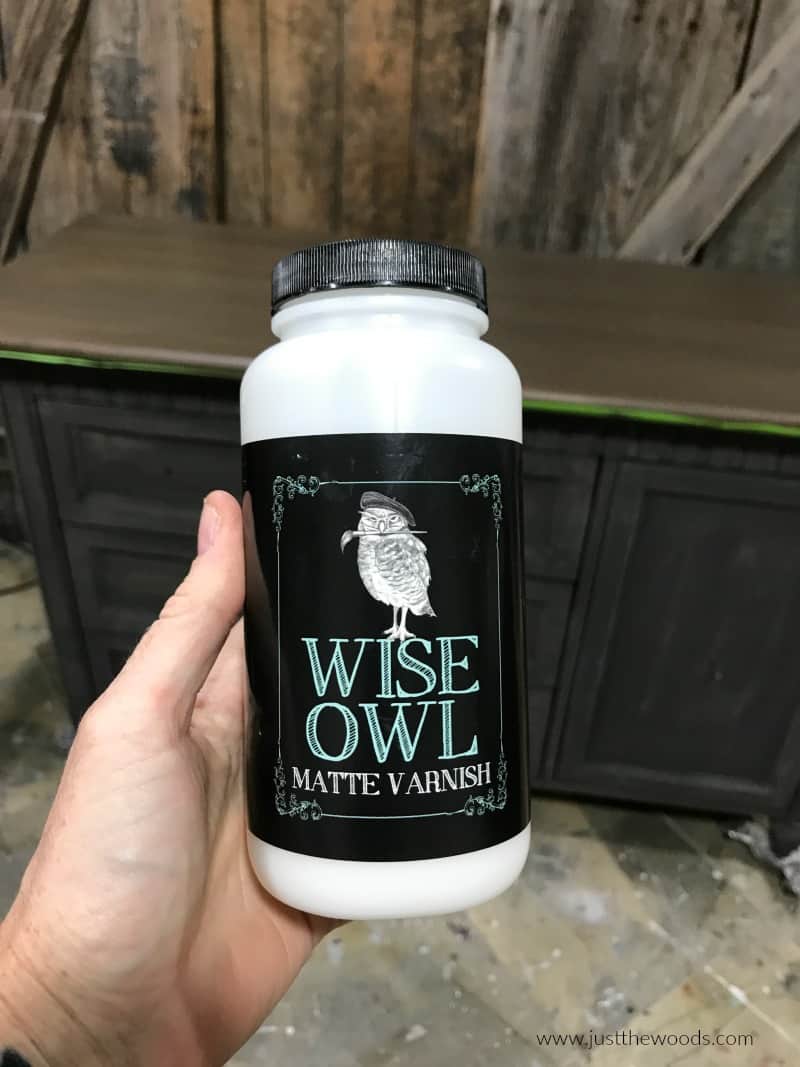 wise owl varnish, how to seal painted furniture, protective top coat for painted dresser